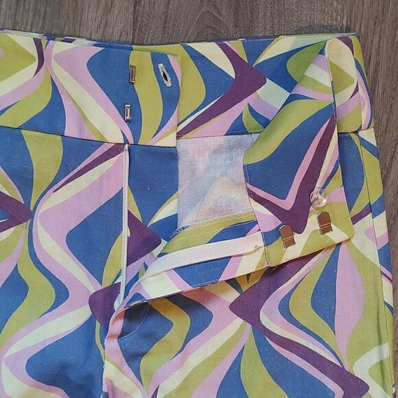 New Without Tags Zara Size Small Linen Blend High Waisted Pants - Picture 7 of 11